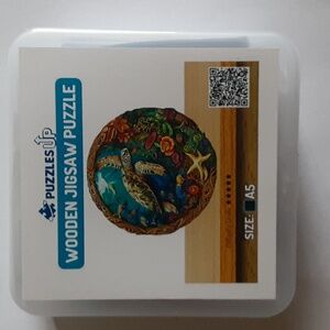 Colorful Turtle - Wooden Jigsaw Puzzle A5/Small